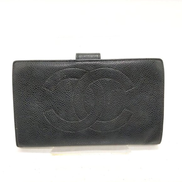 Chanel Long Wallet Black Caviar Skin mon-375-091325 - Picture 2 of 10